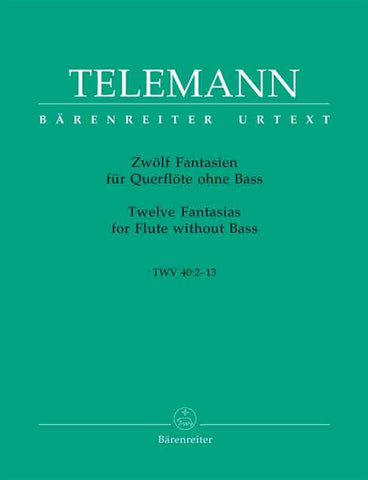 Telemann Fantasias for Flute