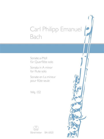 C.P.E. Bach Sonata For Flute In A Minor Wq 132