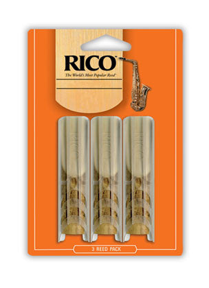 Rico 3 Pack Tenor Sax Reeds Strength 1.5