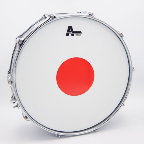 Attack Baron Coated Snare Batter 14” Red Dot