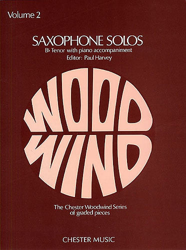 Harvey Saxophone Solos for Tenor Saxophone Volume 2