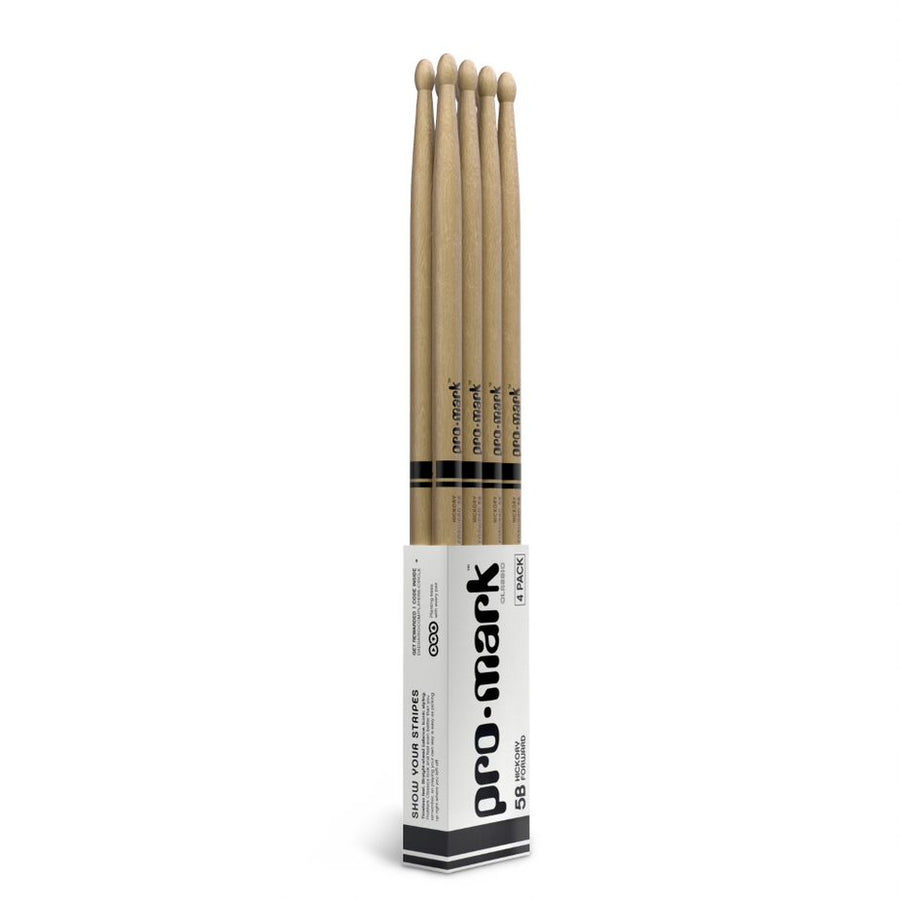 Promark 5B Wood Tip (4 Pair Value Pack)