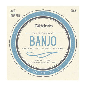 D'Addario EJ60 5-String Banjo Strings
