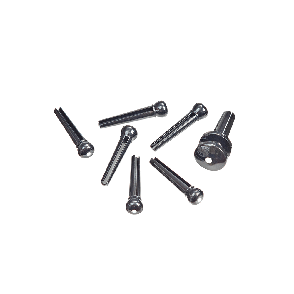 Planetwaves Bridge Pin Set Black/Dot