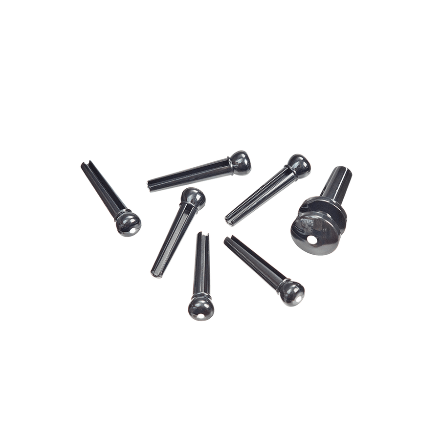 Planetwaves Bridge Pin Set Black/Dot