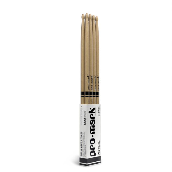 Promark 7A Wood Tip (4 Pair Value Pack)