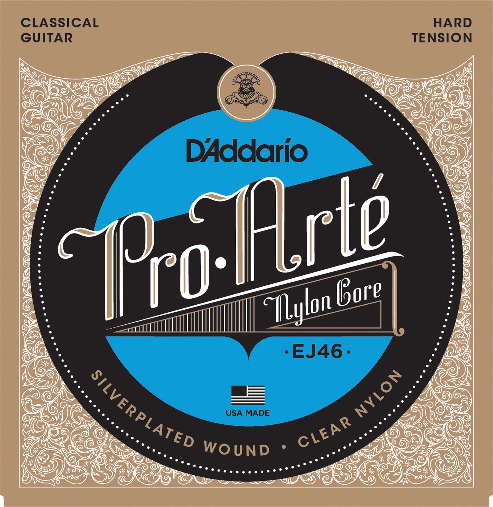 D'addario EJ46 Pro Arte Hard Tension