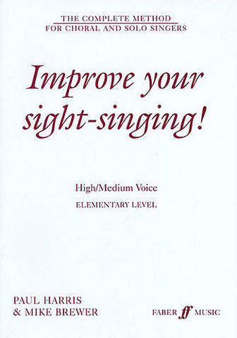 Improve Your Sight Singing Elementary Level High Voice