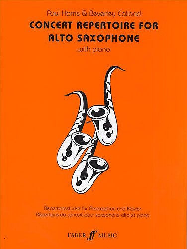 Concert Repertoire Alto Saxophone
