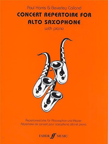 Concert Repertoire Alto Saxophone
