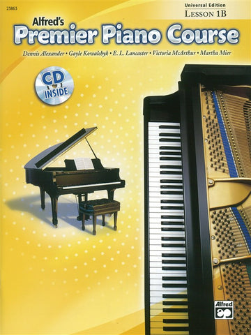 Alfred's Premier Piano Course Lesson 1B