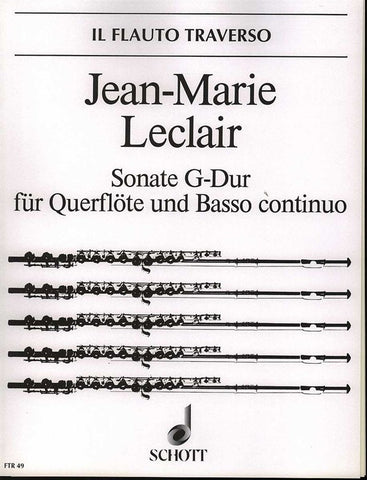 Leclair Sonata G Op. 9 No. 7 for Flute