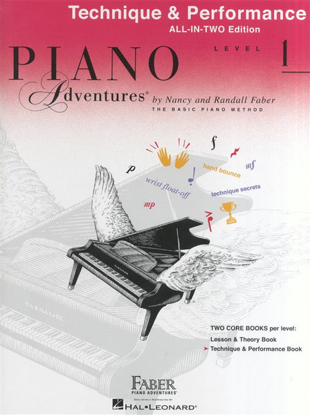 PIANO ADVENTURES ALL-IN-TWO LEVEL 1 TECH & PERF