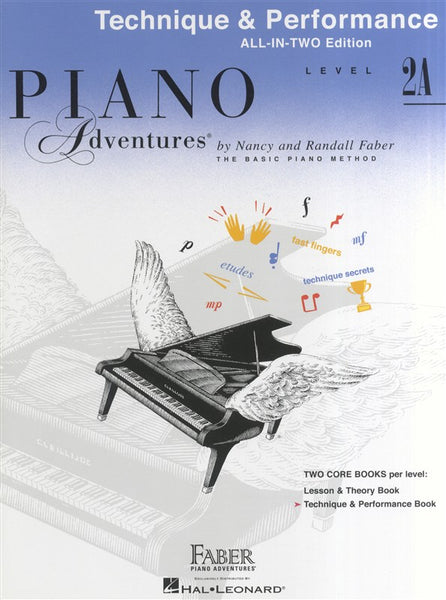PIANO ADVENTURES ALL-IN-TWO LEVEL 2A TECH & PERF