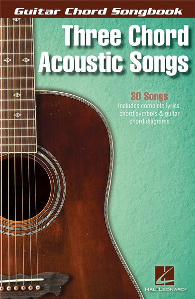 THREE CHORD ACOUSTIC SONGS VOCAL AND GUITAR