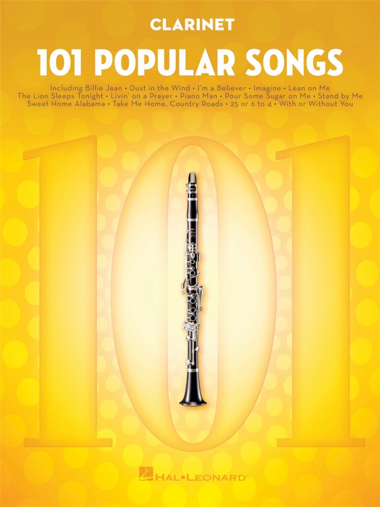 101 POPULAR SONGS CLARINET