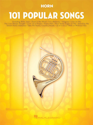 101 POPULAR SONGS HORN