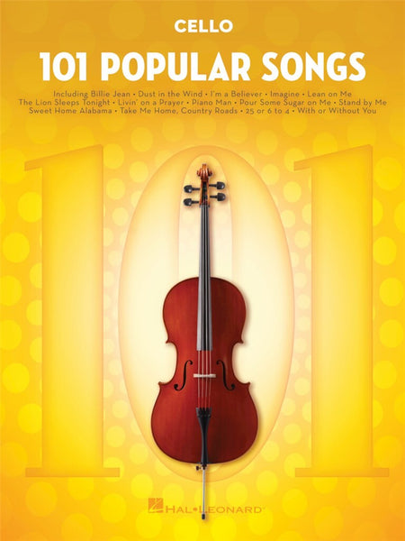 101 POPULAR SONGS CELLO