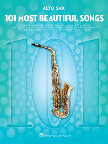 101 MOST BEAUTIFUL SONGS ALTO SAX