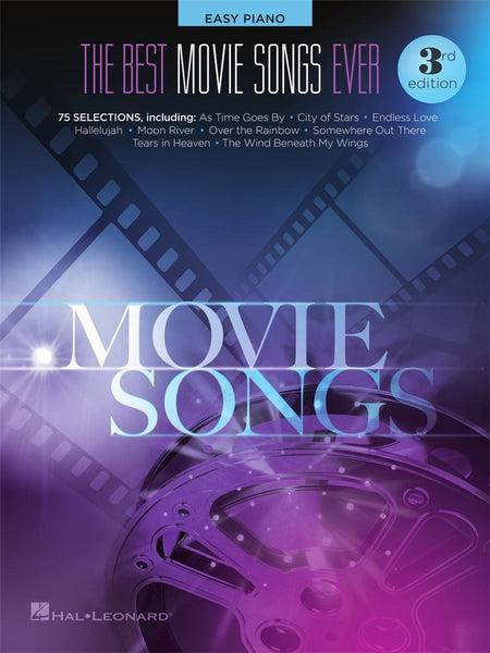 THE BEST MOVIE SONGS EVER 3RD EDITION EASY PIANO