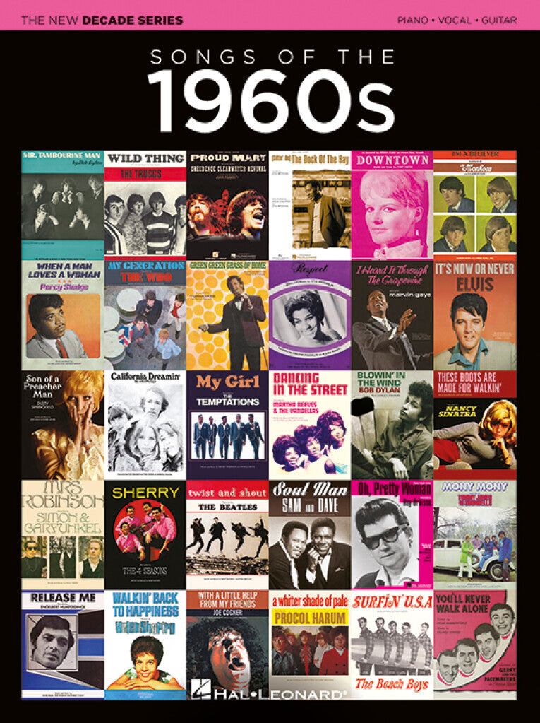 SONGS OF THE 1960S PIANO, VOCAL AND GUITAR
