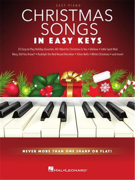 CHRISTMAS SONGS IN EASY KEYS PIANO