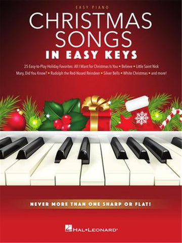 CHRISTMAS SONGS IN EASY KEYS PIANO
