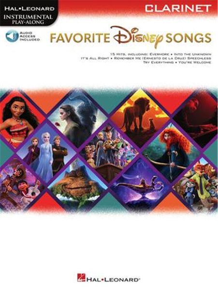 FAVORITE DISNEY SONGS CLARINET SOLO