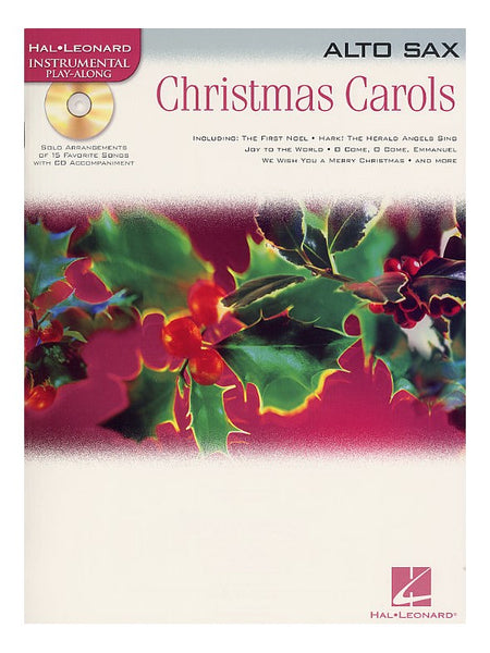 Christmas Carols Alto Sax Hal Leonard Instrumental Play-Along