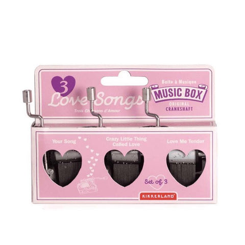 LOVE 3 PACK MUSIC BOX