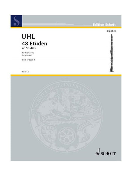 Uhl 48 Clarinet Studies Book 1