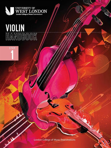 LONDON COLLEGE MUSIC LCM VIOLIN HANDBOOK 2021 STEP 1