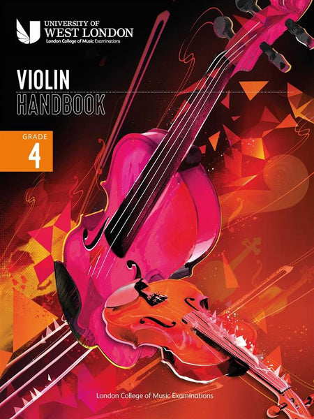 LONDON COLLEGE MUSIC LCM VIOLIN HANDBOOK 2021 GRADE 4