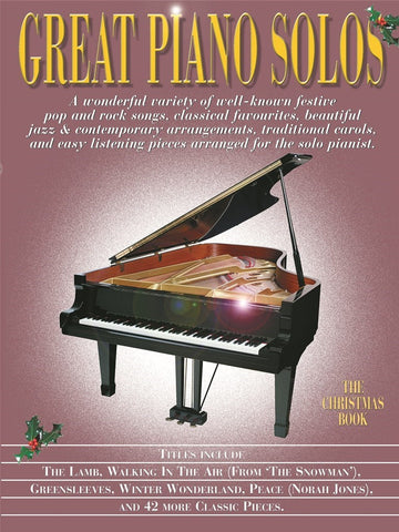 GREAT PIANO SOLOS THE CHRISTMAS BOOK