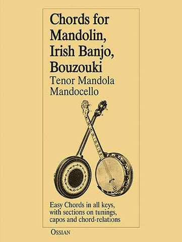CHORDS FOR MANDOLIN, IRISH BANJO, BOUZOUKI
