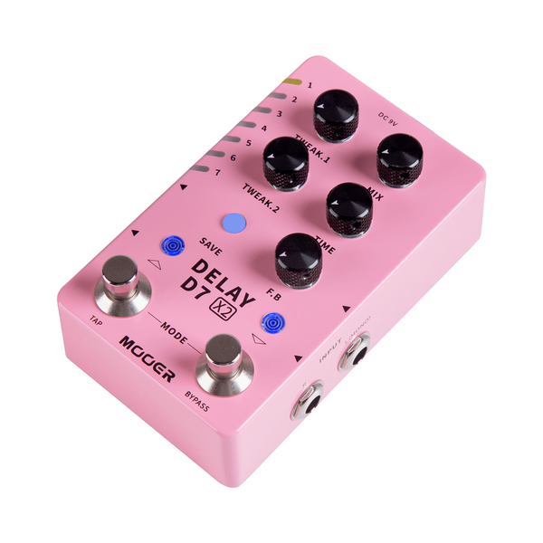 Mooer D7 X2 Delay Pedal