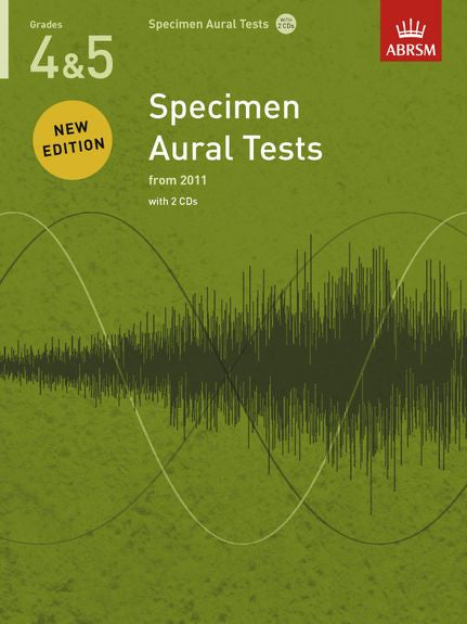 ABRSM Specimen Aural Tests Grades 4-5 with 2 CDs