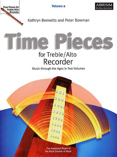 Time Pieces for Treble/Alto Recorder Volume 2