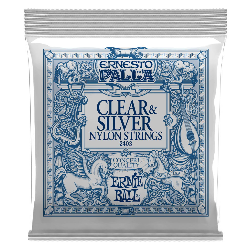 Ernie Ball Ernesto Palla Clear & Silver