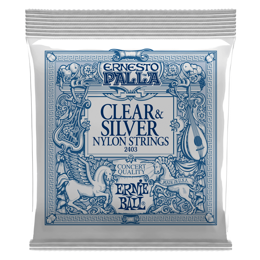 Ernie Ball Ernesto Palla Clear & Silver