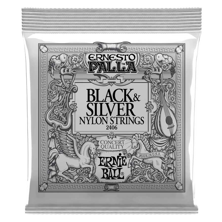 Ernie Ball Ernesto Palla Black & Silver