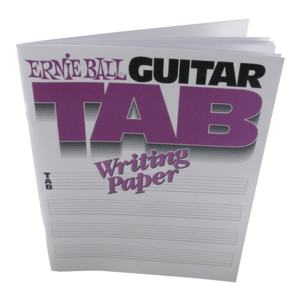Ernie Ball Guitar Tab Paper