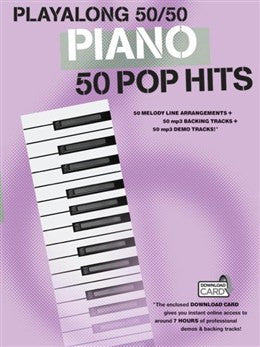 Playalong 50/50 Piano Pop Hits