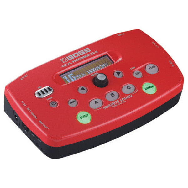 Boss VE-5 Vocal Performer Vocal Processor, Red