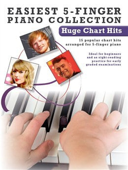 Easiest 5 Finger Piano Huge Chart Hits