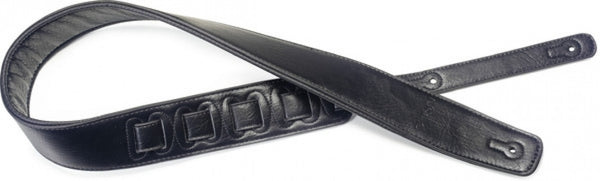 Stagg SPFL30 Padded Leather Strap Black