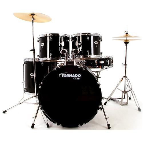 Mapex Tornado 2 Fusion Kit 20" with Cymbals Black