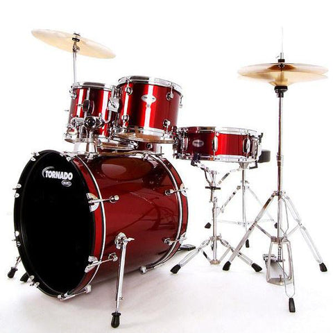 Mapex Tornado 2 Fusion Kit 20" with Paiste Cymbals (Red)