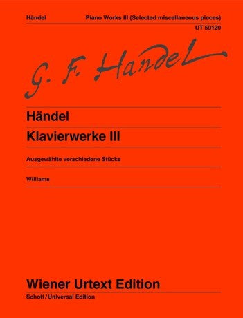 Handel Complete Piano Works Volume 3